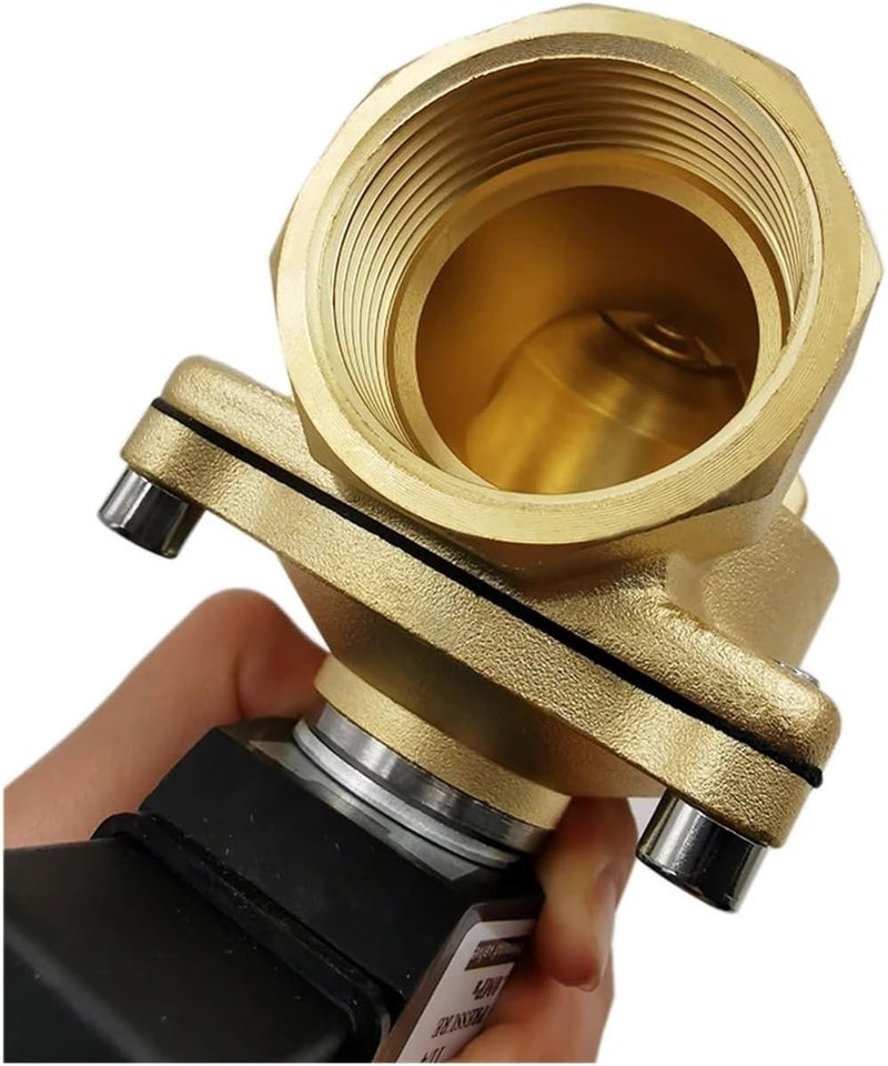 Normally Close Brass Electric Solenoid Valve with Seal DN15 DN20 DN25 12V/24V/220V(DN20,NBR Seal_DC24V) - Image 5