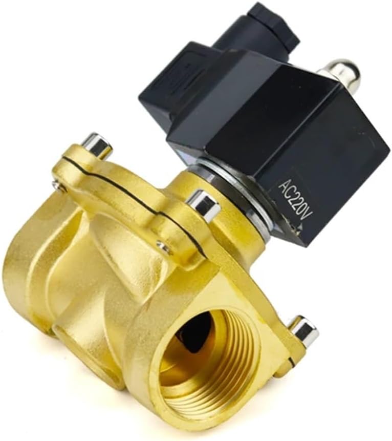 Normally Close Brass Electric Solenoid Valve with Seal DN15 DN20 DN25 12V/24V/220V(DN20,NBR Seal_DC24V) - Image 4