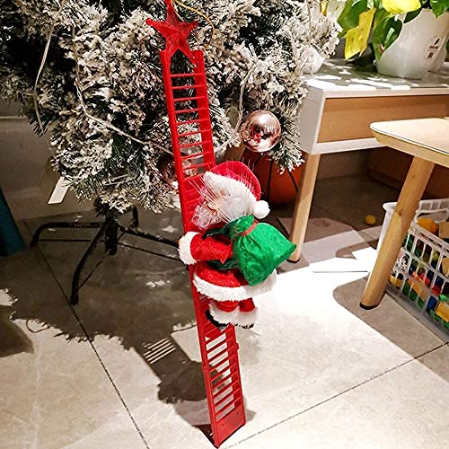 BuerKeo Santa Claus Musical Climbing Rope Ladder Toy with Christmas Music - Home Decoration for Parties - Image 3