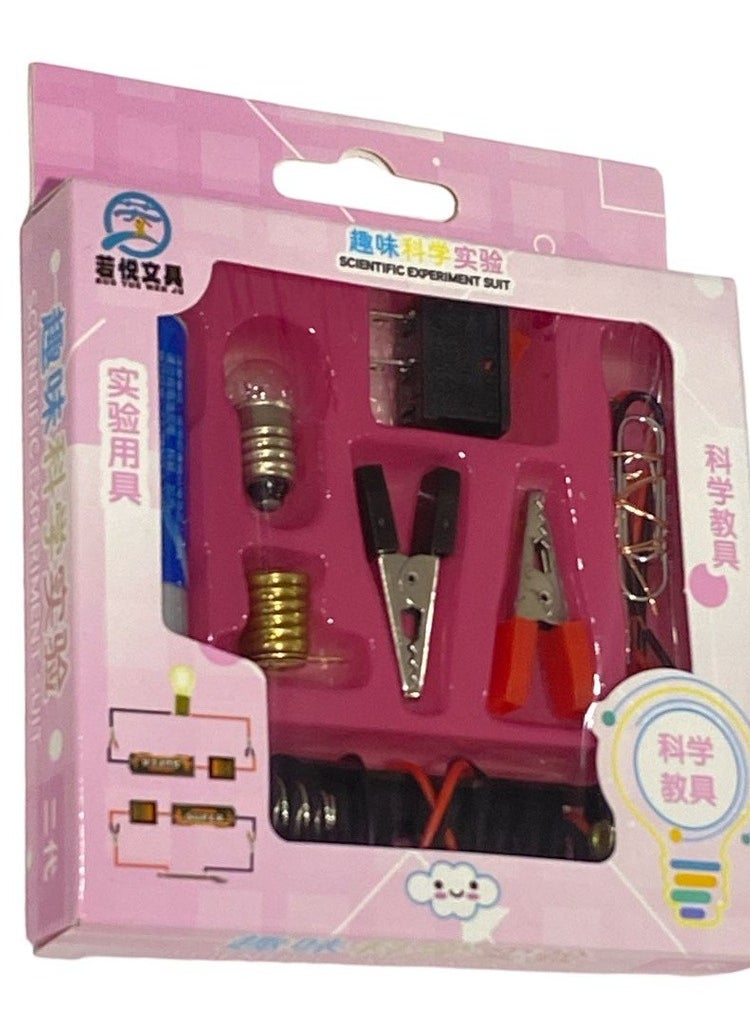 Generic - Electric Science Experiment Kit for Kids – Fun & Educational STEM Circuit Learning Toy Type of Toy: Educational Science Kit – Number of Players: Solo or with Friends – Age Group: 8+ Years – Subtype: Electrical Circuit Experiments – Theme: STEM / Electricity Learning - Image 1