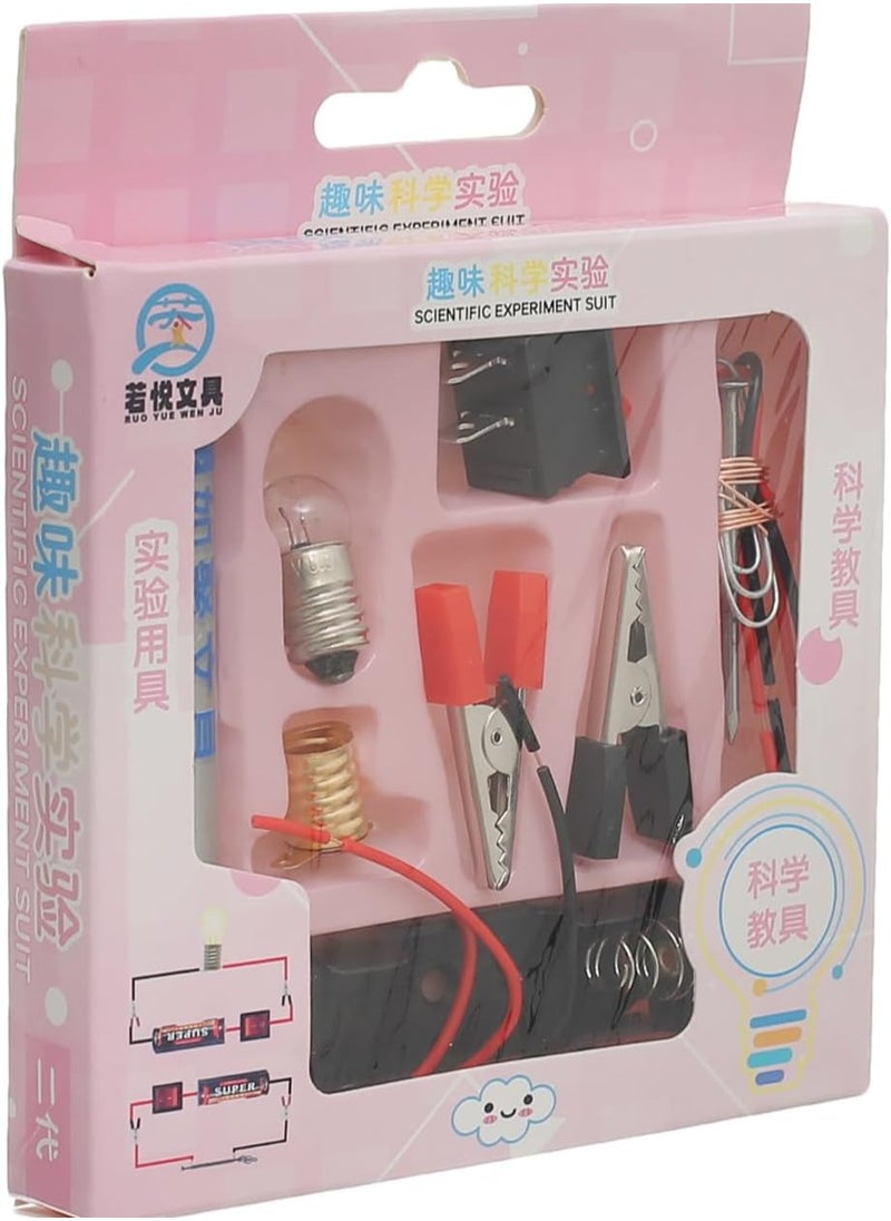 Generic - Electric Science Experiment Kit for Kids – Fun & Educational STEM Circuit Learning Toy Type of Toy: Educational Science Kit – Number of Players: Solo or with Friends – Age Group: 8+ Years – Subtype: Electrical Circuit Experiments – Theme: STEM / Electricity Learning - Image 1