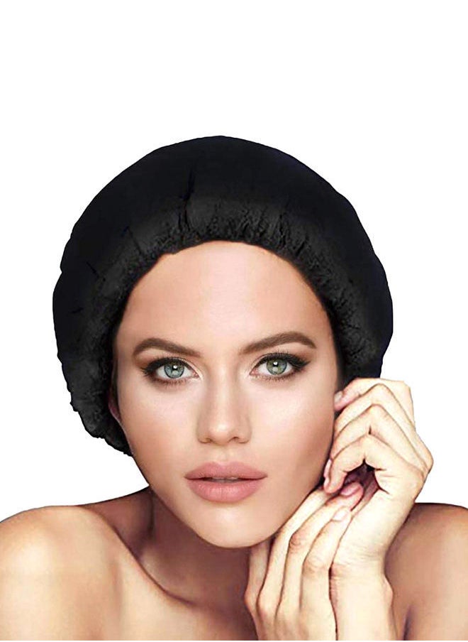 أيكبين قبعة حرارية للترطيب العميق أسود 23x23x2سم  - Image 3