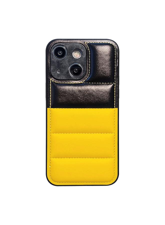 S-TOP Case For iPhone 13 Color Block Down Jacket Phone Case - Image 1