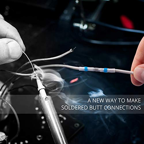 Wirefy Solder Seal Wire Connectors Kit - Heat Shrink Wire Connectors Kit - Waterproof Solder Sleeves - Self Soldering Wire Connectors - Set 26-10 AWG | Wire Butt Connectors Heat Shrink 110 PCS - Image 3
