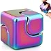 LNCOJOLM Fidget Spinner Cube Toy for Teen Adult Kid Metal Fidget Block Hand Spinner for Stress Relief Cool Stuff EDC Gadget Desk Office Toy Valentine Gift for Boy Man Small Anxiety Sensory Toy Tool - Image 2