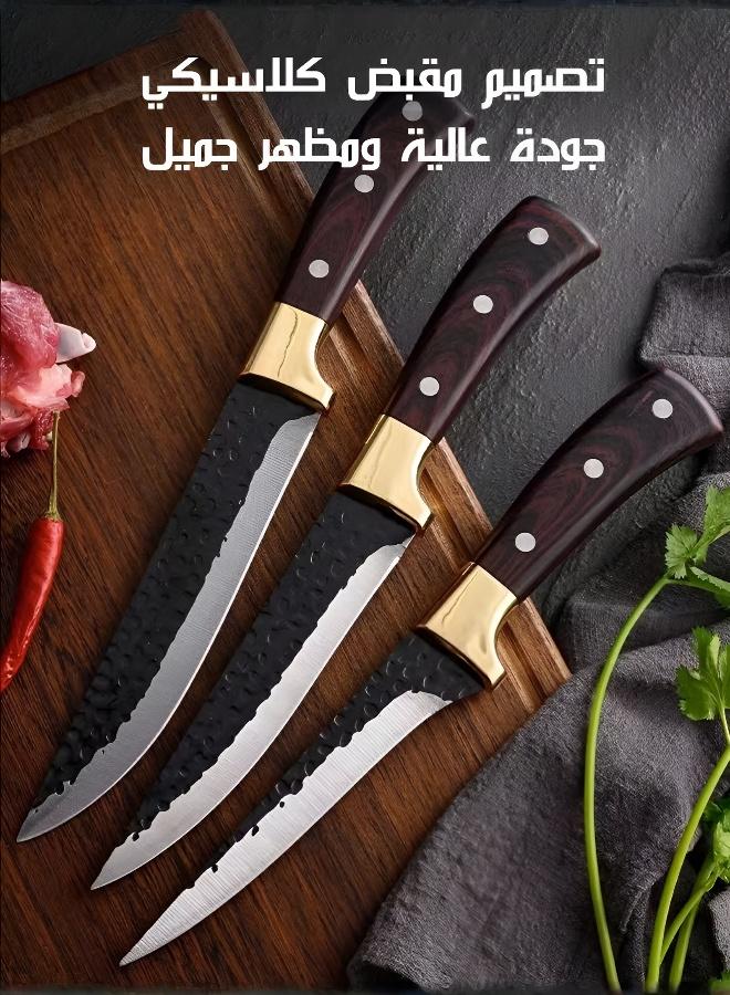 Professional 3-Piece Sharp Kitchen Knife Set - Image 3