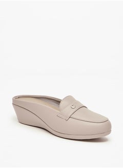 Le Confort Women Slip-On Mules with Wedge Heel  - Image 1