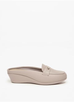 Le Confort Women Slip-On Mules with Wedge Heel  - Image 3