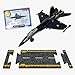 Hot Wings Planes Hot Wings F18 Jet Black Yellow with Connectible Runway - Image 3