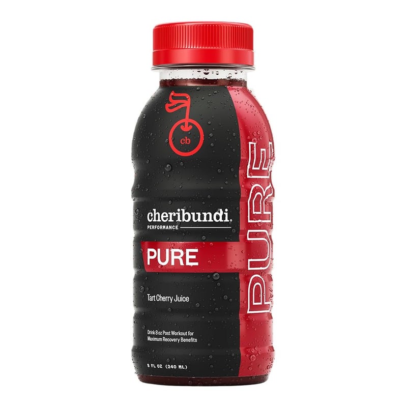 Cheribundi 100 Tart Cherry Juice Pure  Unsweetened Tart Cherry Juice  Athletes Recovery Drink  Promotes Restorative Sleep Muscle Recovery  Boosts Athletic Performance  8 floz 12 Pack - Image 3