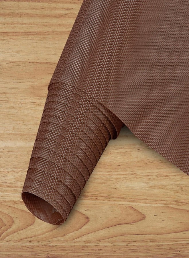 Rylan (45 cm x 5 m) Multipurpose Anti-Slip Mat, Sheet for Fridge, Kitchens, Cupboard, Drawers, Shelf Liner | Super Strong EVA, Water Resistant (Diamond Texture, Brown) - Image 1