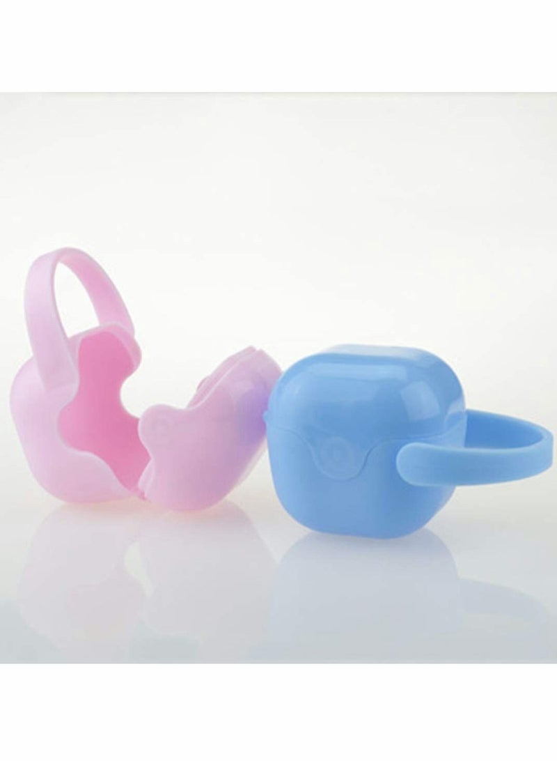 كاست ويف جراب دمية طفل مهدئ الحلمة درع حمل لهاية حامل صندوق غير سام قابل للحمل - Image 2