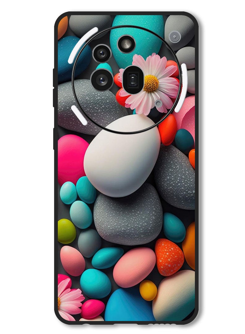 Theodor حافظة متوافقة مع هاتف Nothing 3a Pro حماية مضادة للصدمات غطاء بامبر بألوان ملونة - Image 1