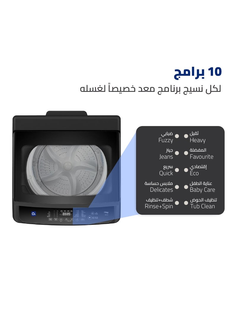 O2 - O2 9 kg Automatic Top Loading Washing Machine with High Efficiency| Model No OTL09G2 with 2 Years Warranty - Image 1