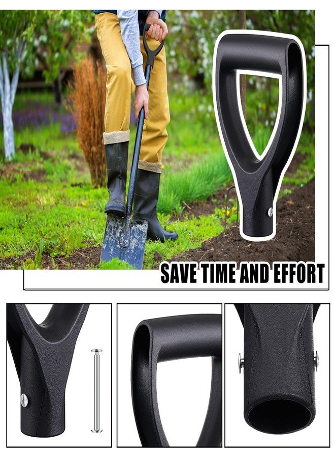 Yaocom مقبض مجرفة بلاستيكي من ياوكوم، مقبض على شكل حرف D، قطر داخلي 32 مم/1-1/4 بوصة، مقبض بديل لأدوات الحفر والتجريف. - Image 4