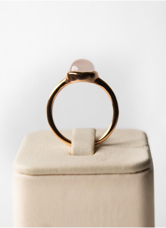 CLIO - Rose Gold Moonstone Ring - Image 1