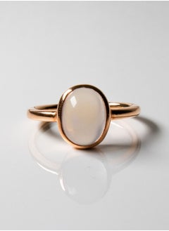 Rose Gold Moonstone Ring