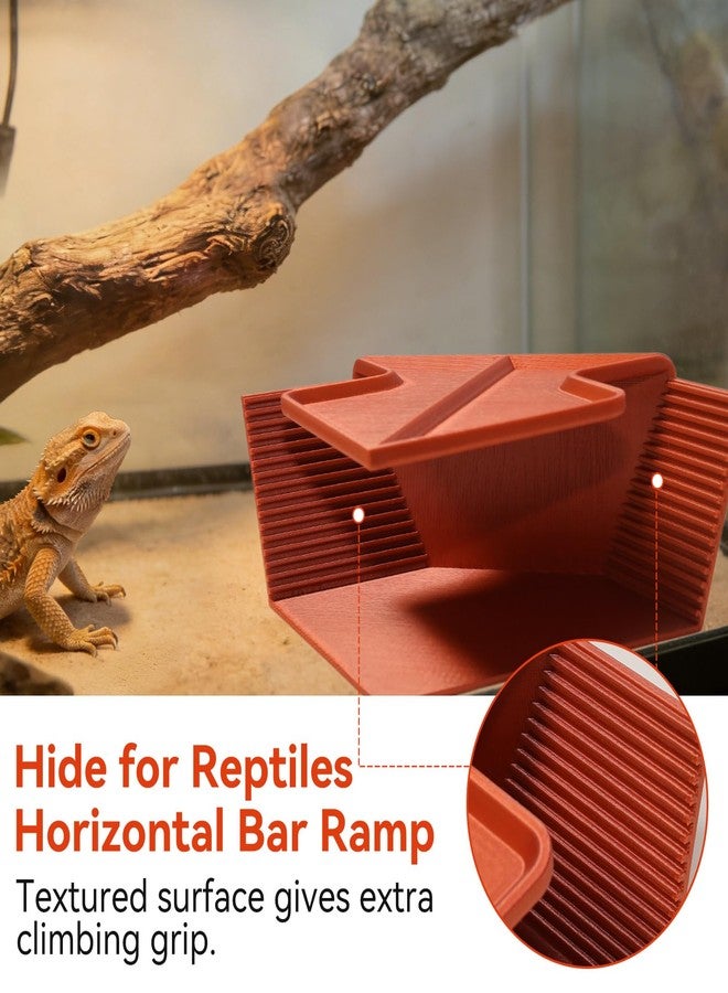 Hollima Cave Hide for Reptiles, Lizard Hideout with Safe Shelter, Snake Cave Hut for Themed Terrarium Ideal for Gecko Hamster Snake to Rest & Hide - Image 3