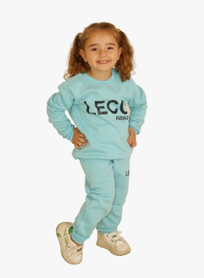 lecoo Girls Winter Pajama Set – Cotton Sweatshirt & Sweatpants for Ages 4 to 16 Years - Image 5