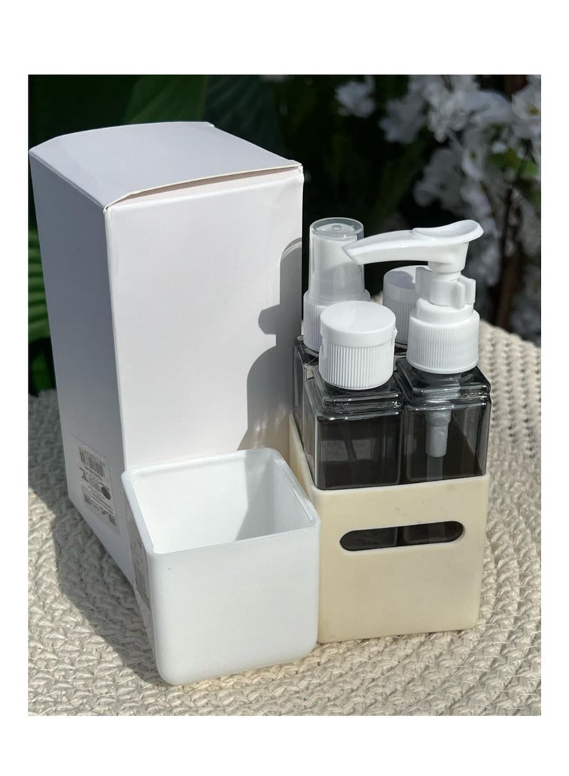 Travel Cosmetic Bottles Small Empty Refillable Containers Essential Kit Travel Accessories for Shampoo and Cosmetics - Image 2