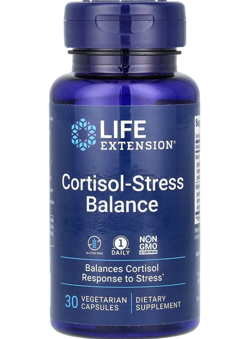 توازن الكورتيزول-الضغط 30 كبسولة نباتية