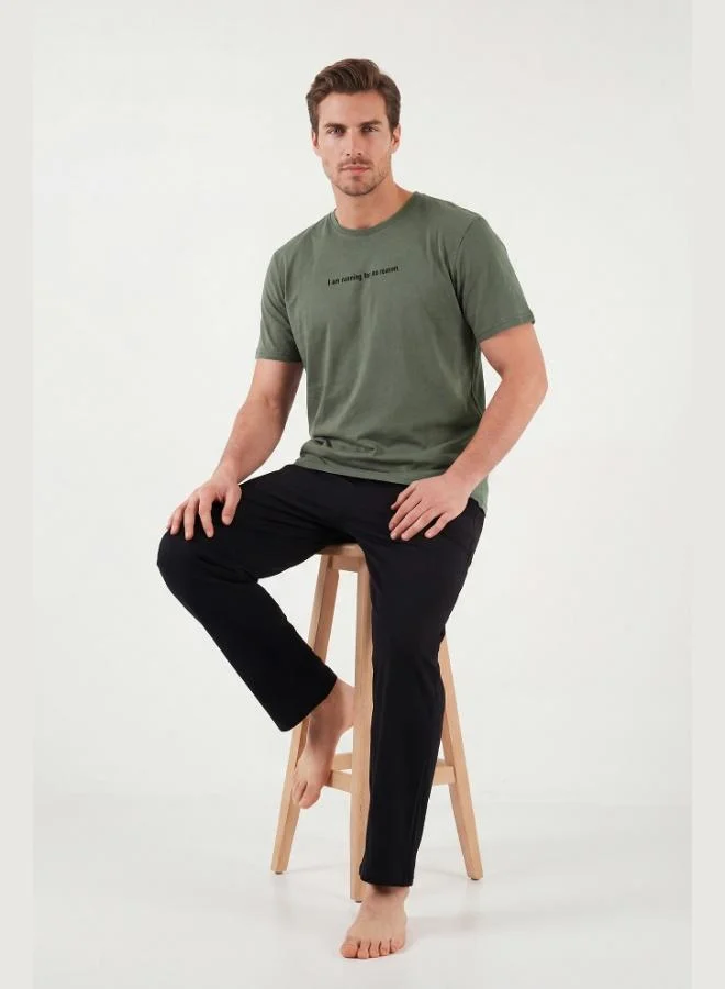 Buratti  Buratti Cotton Regular Fit Printed Pajama Set for Men PAJAMA SET 6096160 for Men | Best Price UAE