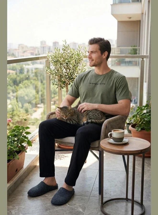 Buratti Buratti Cotton Regular Fit Printed Pajama Set for Men PAJAMA SET 6096160