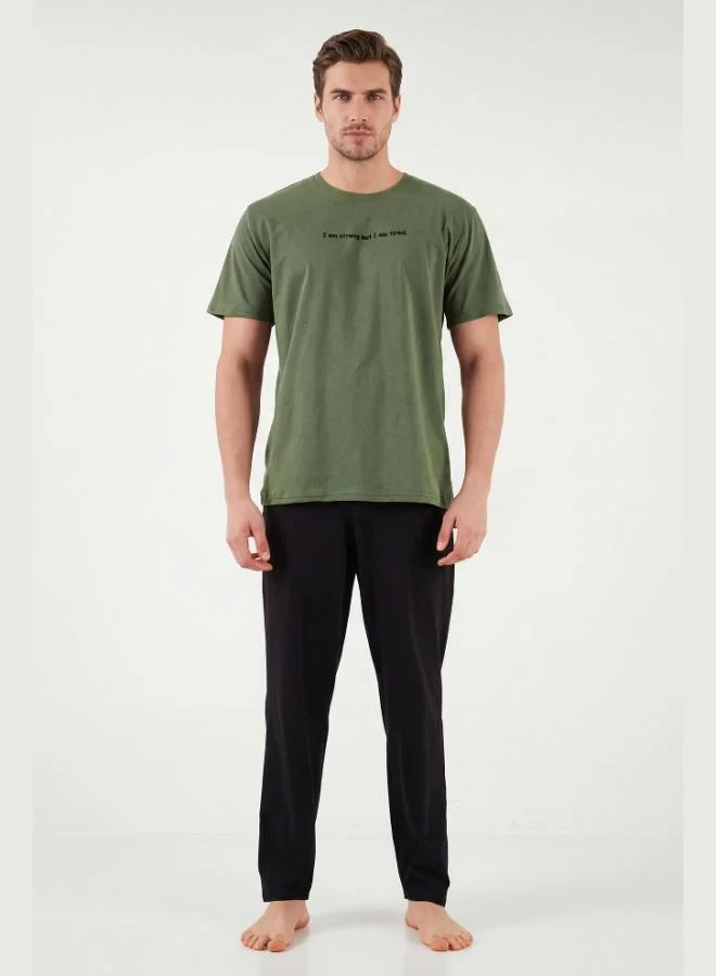 Buratti Buratti Cotton Regular Fit Printed Pajama Set for Men PAJAMA SET 6096160