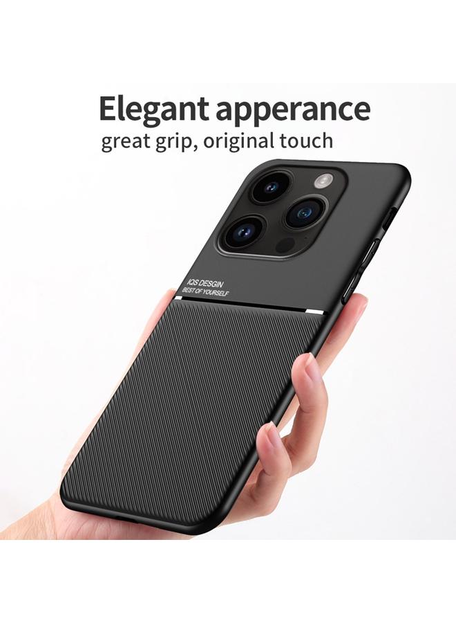 اس-توب جراب لهاتف iPhone 16 Pro كلاسيكي مائل من مادة البولي يوريثين الحراري المقاوم للصدمات مع شريط مغناطيسي - Image 2