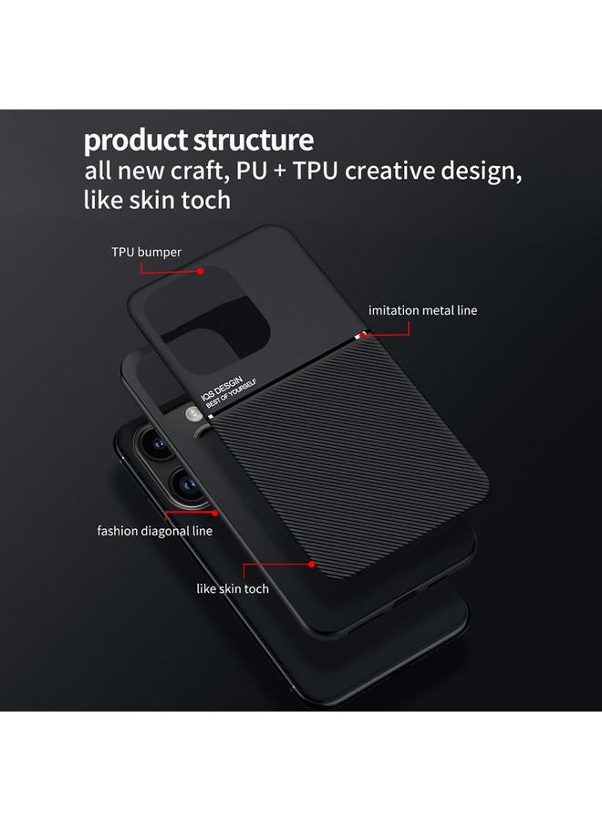 اس-توب جراب لهاتف iPhone 16 Pro كلاسيكي مائل من مادة البولي يوريثين الحراري المقاوم للصدمات مع شريط مغناطيسي - Image 4