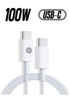 Filly USB C Cable ,  100W Power Delivery PD Fast charge Cable USB C to USB C Compatible for iPad mini 6，MacBook Pro 2021 14" 16", MacBook Air, iPad Pro 12.9", Samsung S21+, Huawei P40, etc  - Image 1