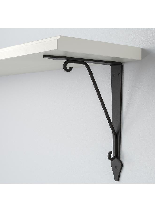 Zaboon Wall shelf, white stained aspen, 80x20 cm - Image 4