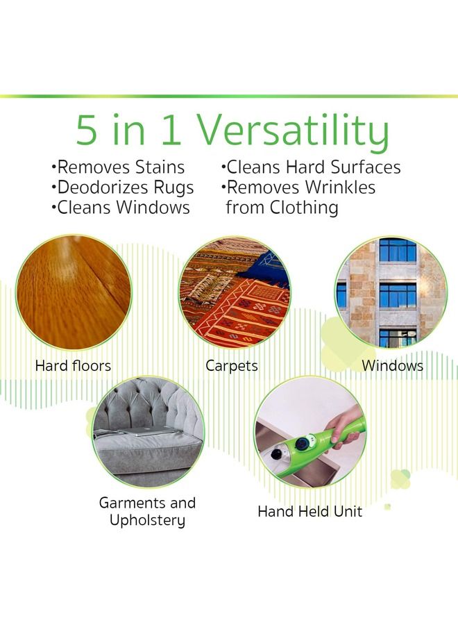 HOMESTAR High-pressure steam cleaner, five-in-one mop X5 for mopping floors, cleaning carpets, and removing stains - Image 4