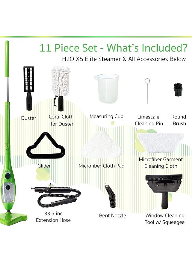 HOMESTAR High-pressure steam cleaner, five-in-one mop X5 for mopping floors, cleaning carpets, and removing stains - Image 5