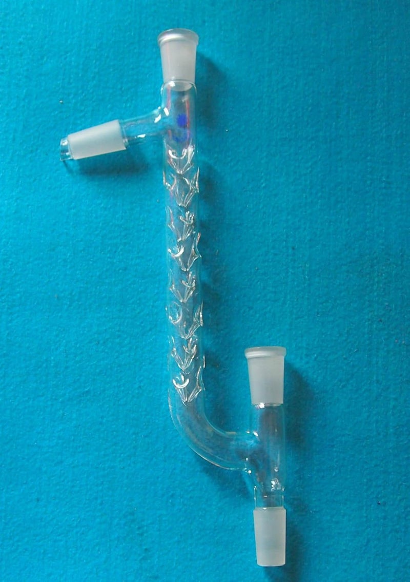 cheekyglo 24/40,200mm,4Way Glass Vigreux Distillation Head,New Lab Glassware - Image 2