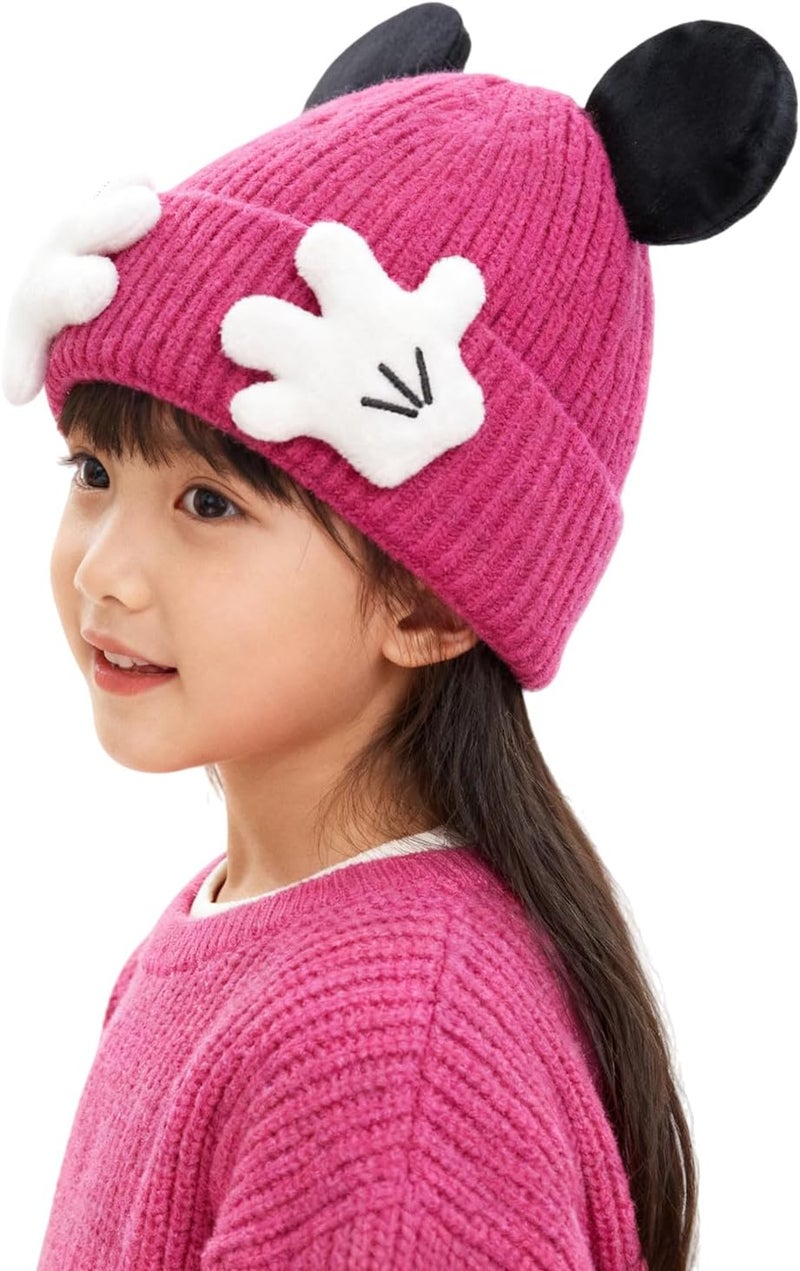 leomoste Baby Beanie Hat Cute Antlers Reindeer Crochet Knitted Hat Winter Warm Cap for Toddler Boys Girls - Image 3