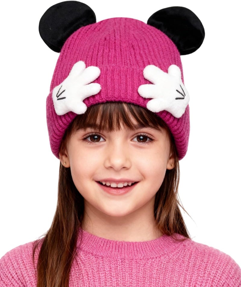 leomoste Baby Beanie Hat Cute Antlers Reindeer Crochet Knitted Hat Winter Warm Cap for Toddler Boys Girls - Image 2