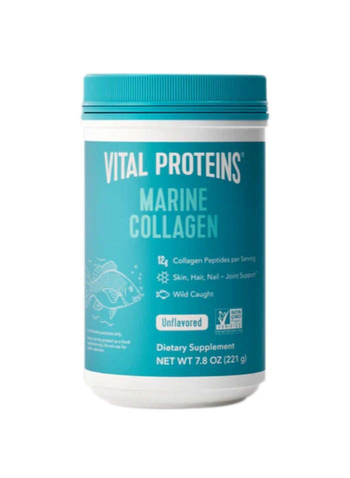 Vital Proteins Marine Collagen, Unflavored Dietary Supplement, 7.8 oz (221 g)