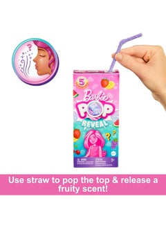 Mattel BARBIE Barbie Pop Reveal Fruit Series Chelsea Doll with 5 Surprises Including Pop-It Pet, Scent & Color Change (Styles May Vary)  - Image 2