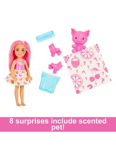 Mattel BARBIE Barbie Pop Reveal Fruit Series Chelsea Doll with 5 Surprises Including Pop-It Pet, Scent & Color Change (Styles May Vary)  - Image 3