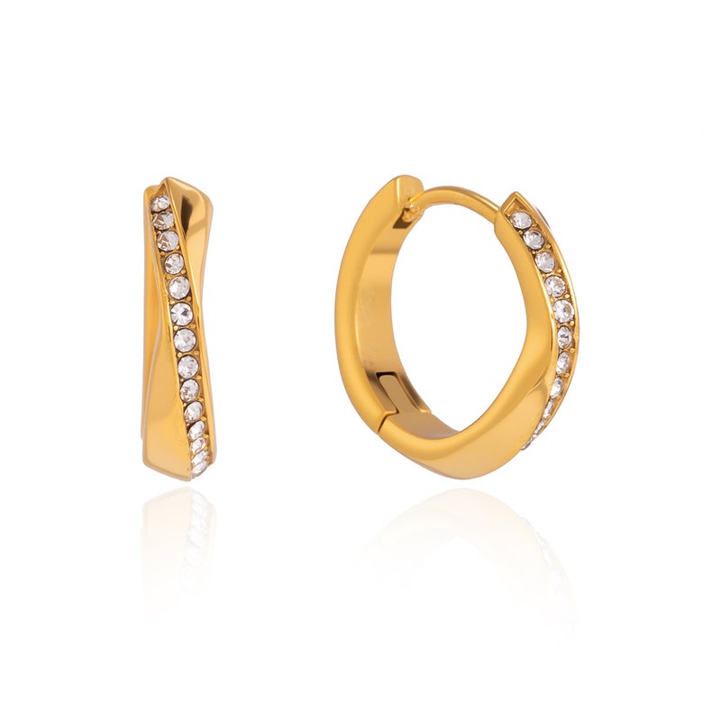 ofeankri 2026 Cross-Border New Arrival Diamond-Inlaid Ear Clips for Women - Simple, Stylish, Elegant Geometric Design Earrings - Image 5