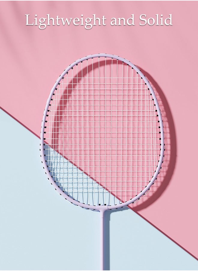 DUNISO - Badminton Rackets Set of 2 Badminton Racquets Lightweight Including Badminton Bag 3 Badminton Shuttlecock and 2 Grip Tape - Image 1