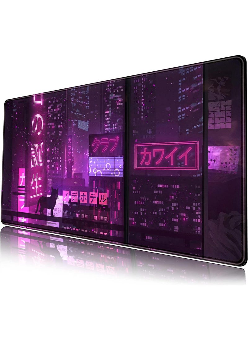 Y&D 900*400*4mm Office Lock Edge Non Slip Game Keyboard Pad  - Image 1