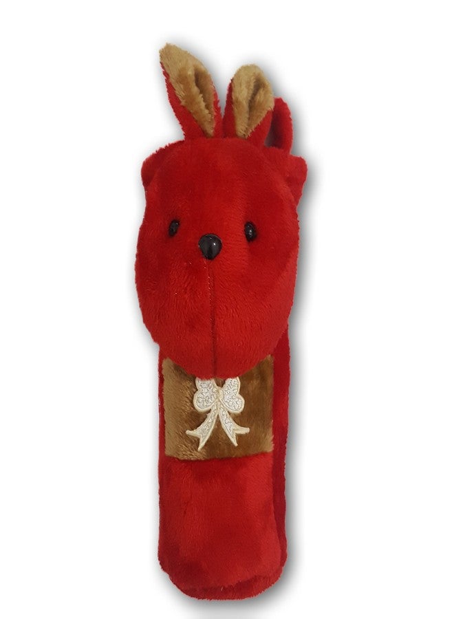 Pinks N Blues Broad Neck Baby Feeding Bottle Cover (Bunny) Suitable for 240, 260ml & 330ml (RED)