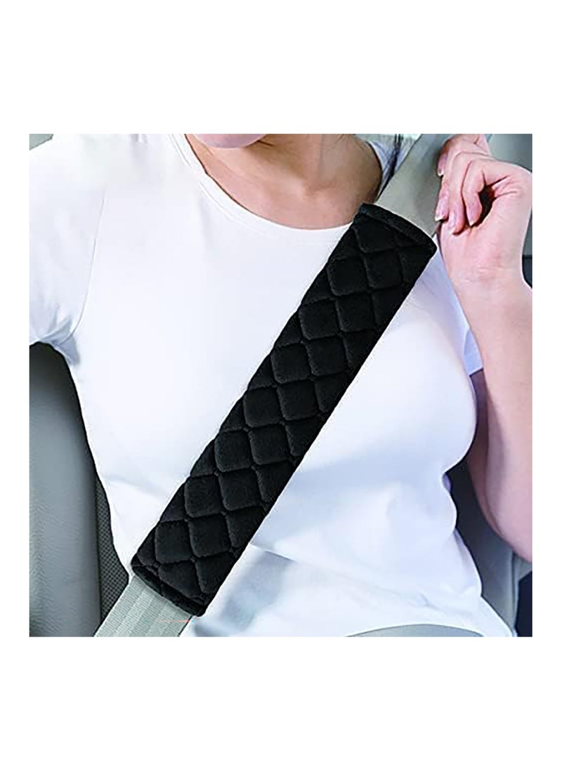 RATSAW 2 Pack Seat Belt Pads Comfort Car Harness Pads with Hook and Loop Travel Cushion Car Seat Belt Cover  - Image 1