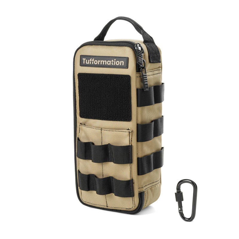 Tufformation Heavy Duty Small Tool Bag Pouch Portable Utility Organizer Case with Zipper Handle. Perfect for EDC, Motorcycle, Road Bike, Electricians & More - Image 1