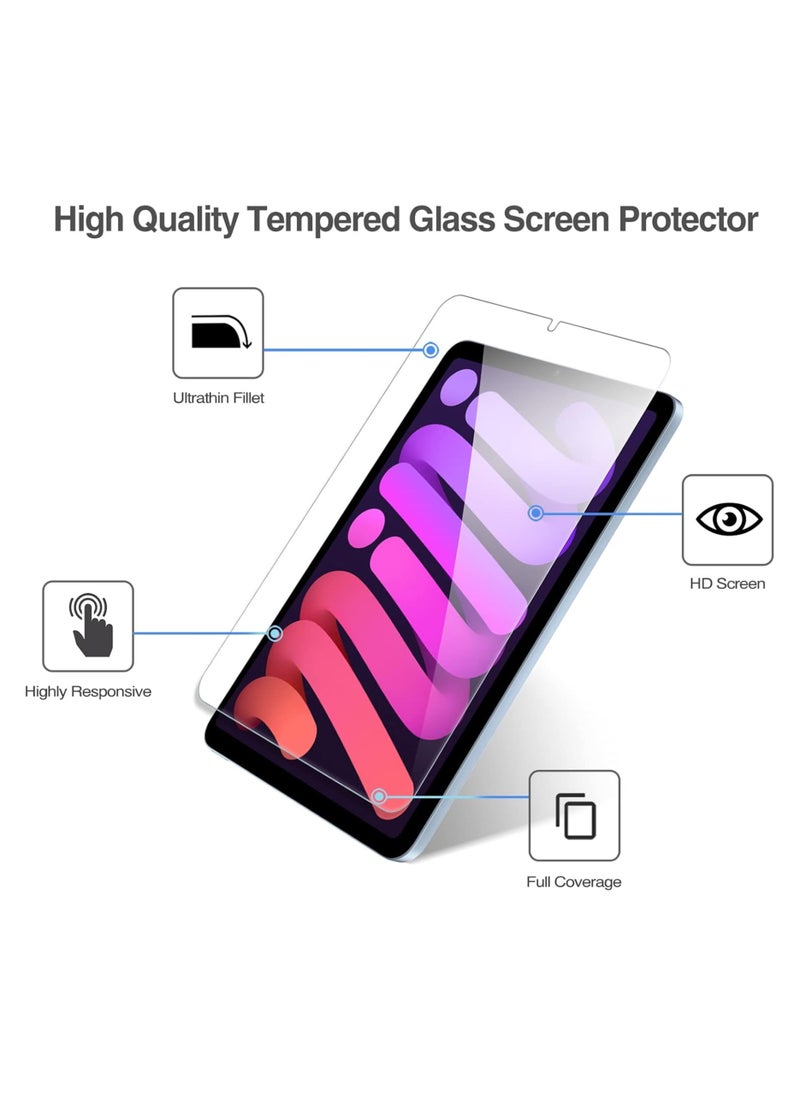 Generic - Apple iPad Mini 7 2024 8.3 inches Tempered Glass Screen Protector – High Transparency, Delicate Touch, Anti-Explosion, Smooth Arc Edges, Easy Installation, Screen Protector for Apple iPad Mini 2024 8.3 inches - Image 1