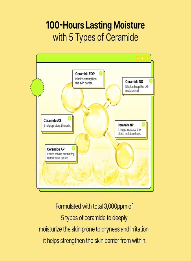 EDIT.B Moisturizing & Calming Ssuk Artemisia Ceramide Cream, Long-Lasting Hydration & Barrier Support Facial Cream for Sensitive Skin, Soothing & Relief, Korean Daily Skin Care 3.38 fl.oz (100ml) - Image 3