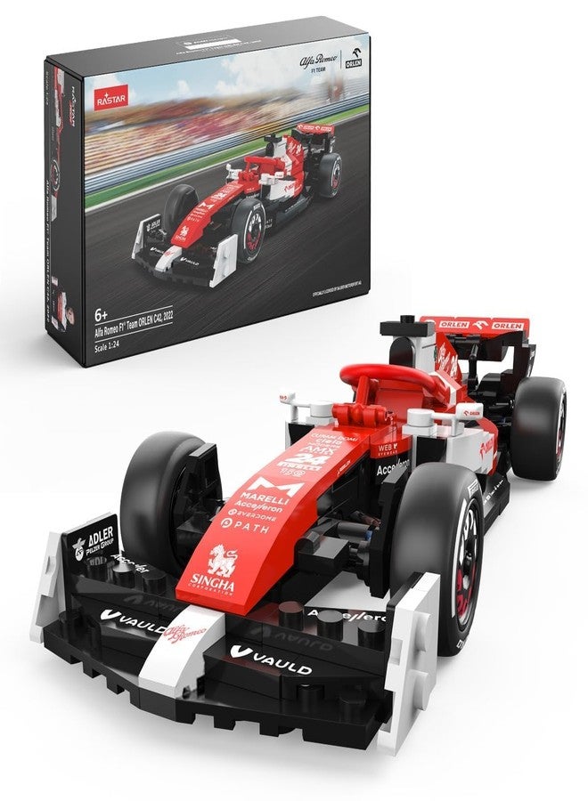 راستار مجموعة بناء سيارة ألفا روميو F1 من راستار بمقياس 1/24 - هدية مثالية للعب والعرض في عيد الميلاد - مجموعة مكعبات بناء سيارات نموذجية مرخصة رسميًا مكونة من 340 قطعة للأطفال والمراهقين والبالغين - Image 1