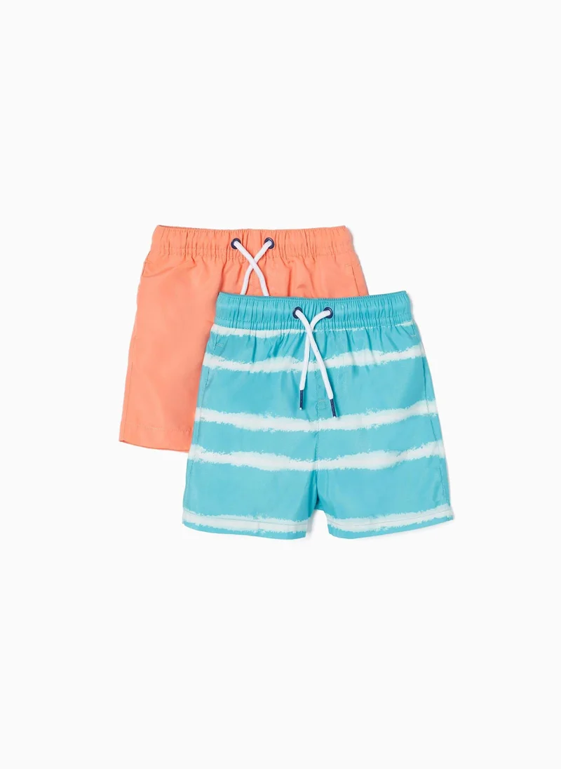 زيبي Pack 2 Swim Shorts for Baby Boys